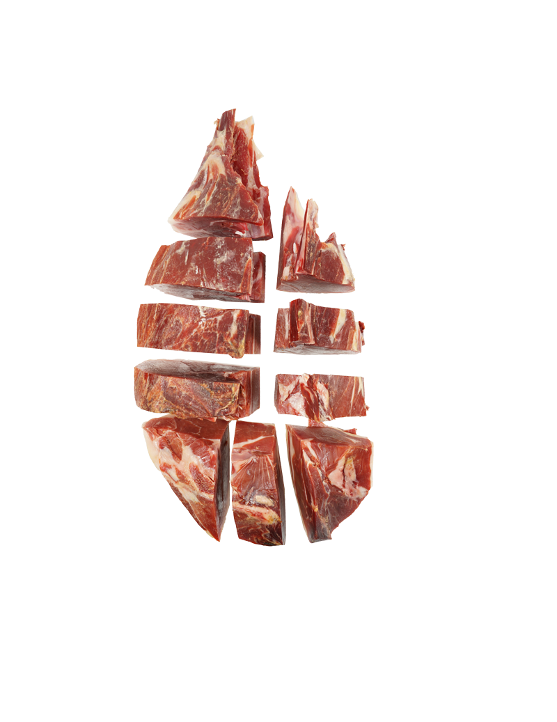 Jamón Ibérico Cebo de Campo Belloterra deshuesado y troceado
