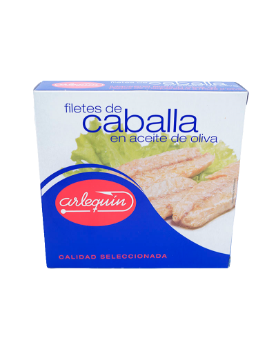 Filetes de Caballa en Aceite de Oliva Arlequín