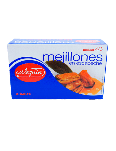 Mejillones en escabeche 4/6 Piezas Gigantes