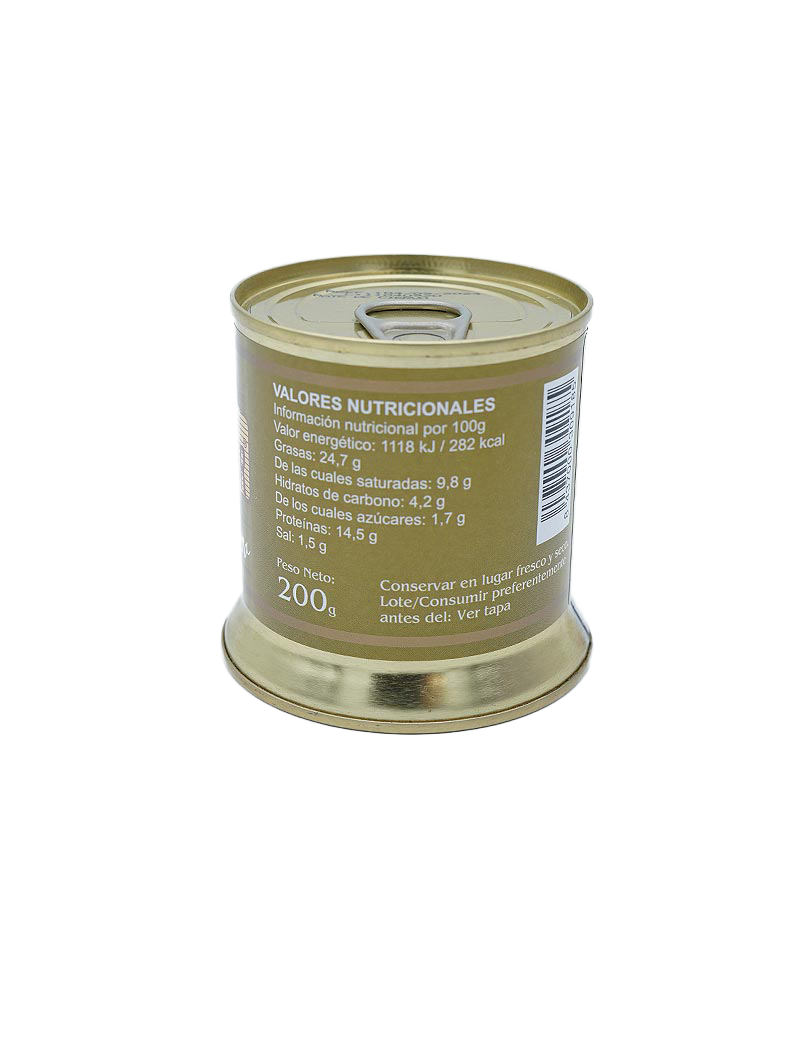 Paté de Ciervo Errotazar visto por detrás