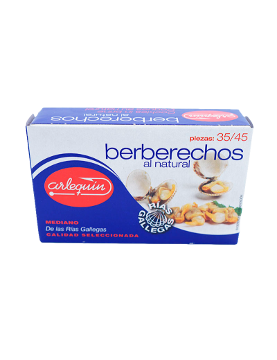 Berberechos al Natural 35/45 Piezas Arlequín