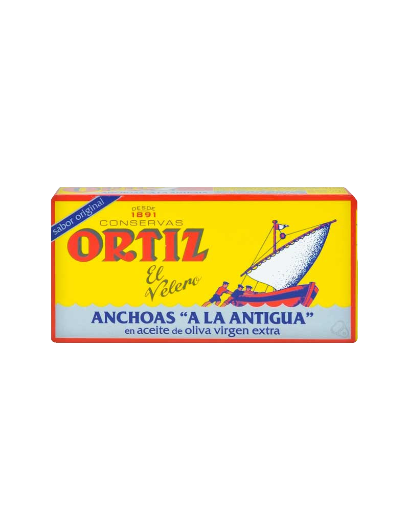 Anchoas Aceite Oliva a la Antigua 47,5 gr. Ortiz