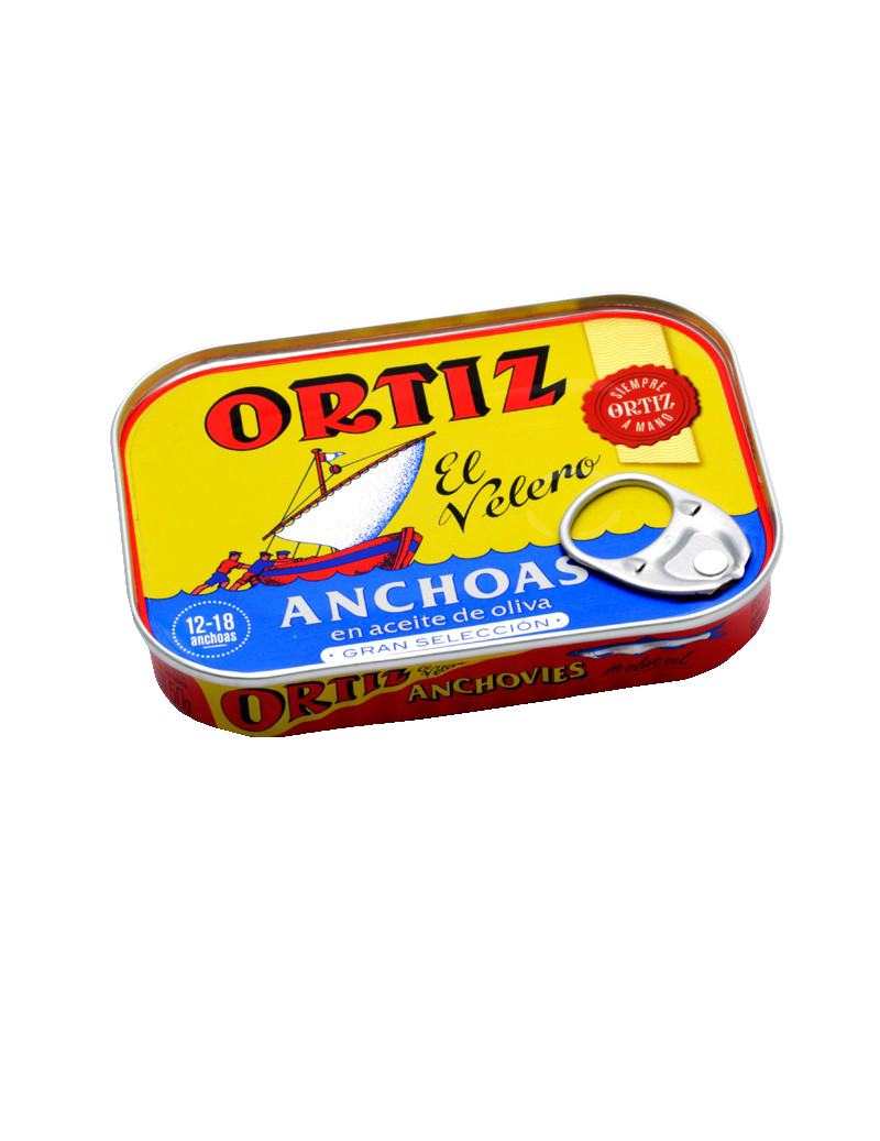 Filetes de Anchoa en Aceite de Oliva Gran Selección Ortiz 78G