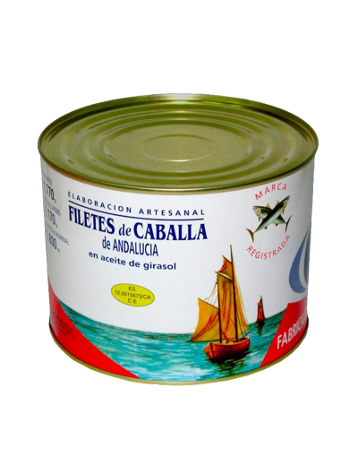 Filete Caballa en Aceite Girasol La Tarifeña