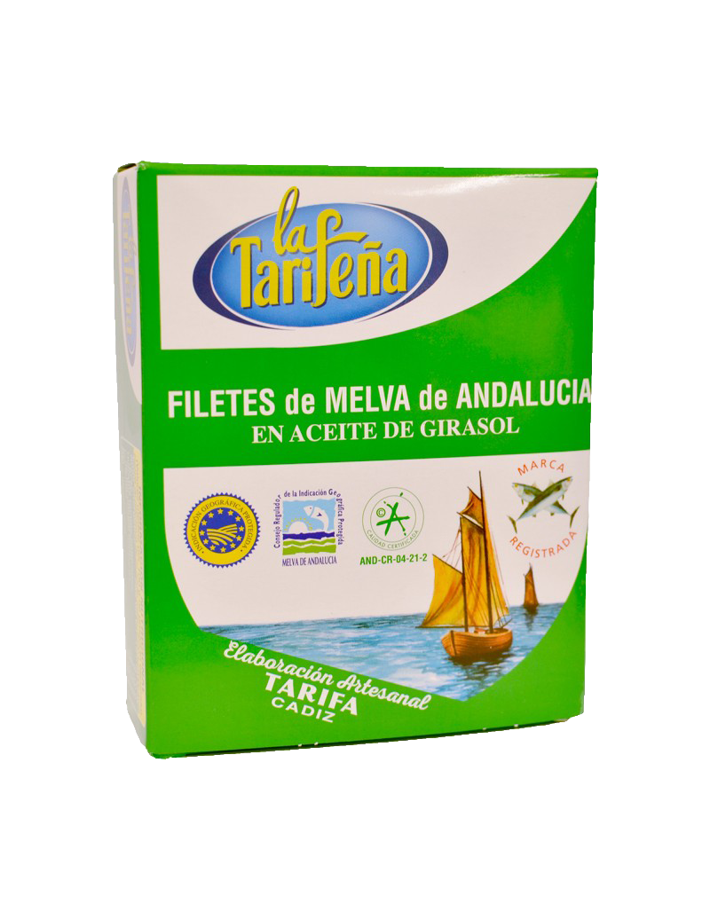 Filetes de Melva de Andalucía en Aceite de Girasol 320g La Tarifeña
