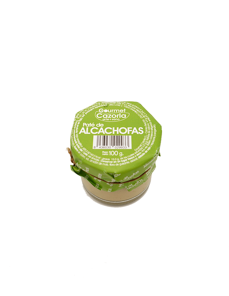 Paté de Alcachofas Cazorla etiqueta