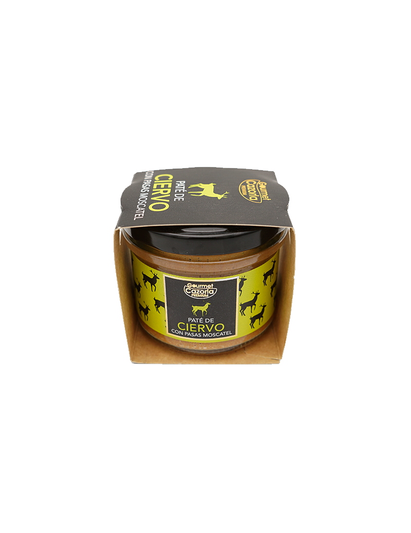 Paté de Ciervo con Pasas Moscatel Gourmet Cazorla Premium 110 gr.
