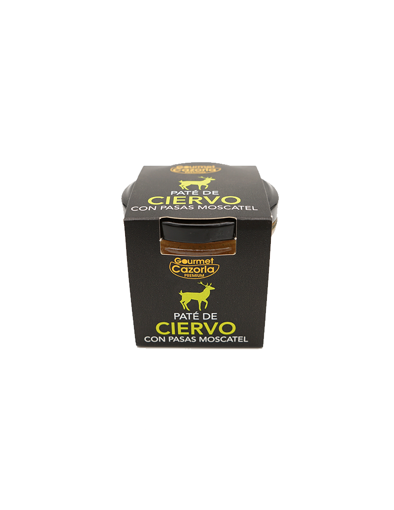 Pate de Ciervo con Pasas Moscatel Gourmet Cazorla Premium 110 gr.