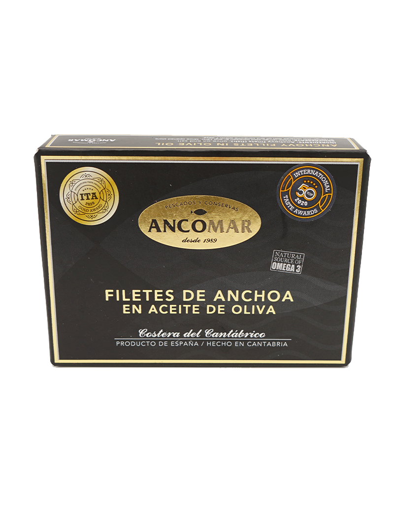Filete de anchoa Aove Premium Ancomar Dingley 85 gr.
