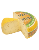 Gouda Comino Redondo abierto y con cuña