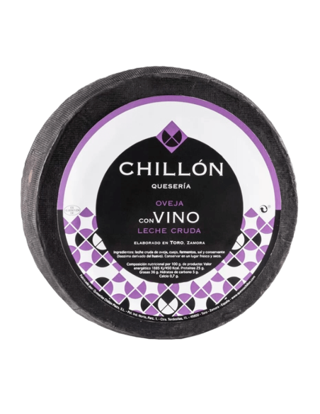 Queso de Oveja al Vino Tinto Chilllón Queso de Oveja al Vino Tinto Chilllón