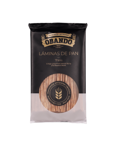 Envase de láminas de Pan Obando