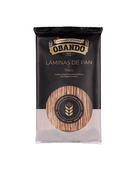 Envase de láminas de Pan Obando Envase de láminas de Pan Obando