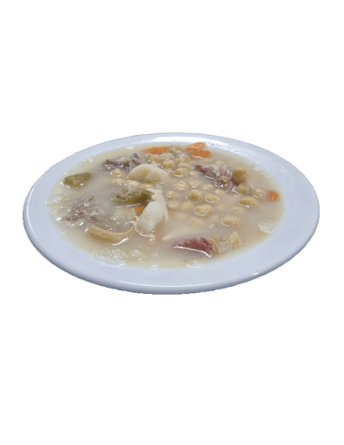 Cocido El Pipi presentación del plato