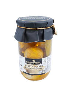 Medallones de Queso de cabra en aceite , coagulación láctica los Balanchares