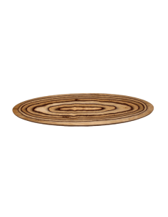 Bandeja ovalada de madera de la Roca 48*20