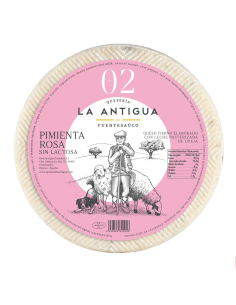 Queso sin lactosa con pimienta rosa La Antigua Fuentesaúco