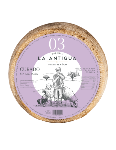 Queso de Oveja Curado Sin Lactosa La Antigua de Fuentesaúco