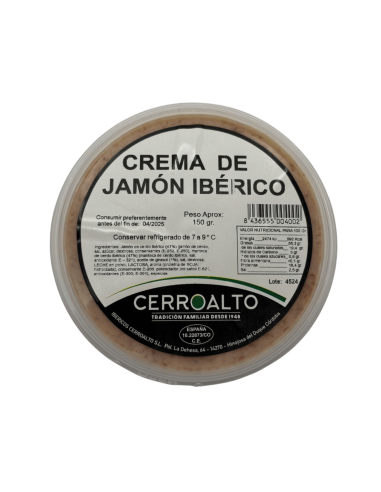 Crema de Jamón Ibérico Cerroalto