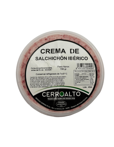 Crema de salchichón ibérico