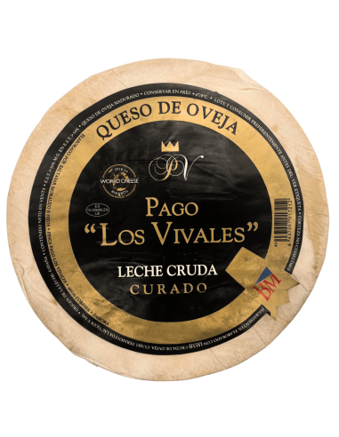 QUESO DE OVEJA CURADO MANTECA ET.NEGRA PAGO LOS VIVALES