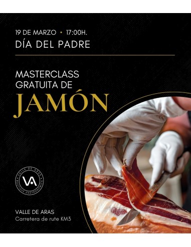 Masterclass gratuita de jamón | Día del padre