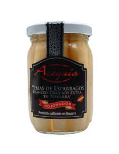 Yemas de Espárragos Blancos Gruesos Extra IGP Navarra Acequia