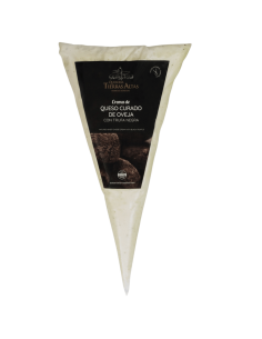 Crema de Queso de Oveja con Trufa Negra en Manga...