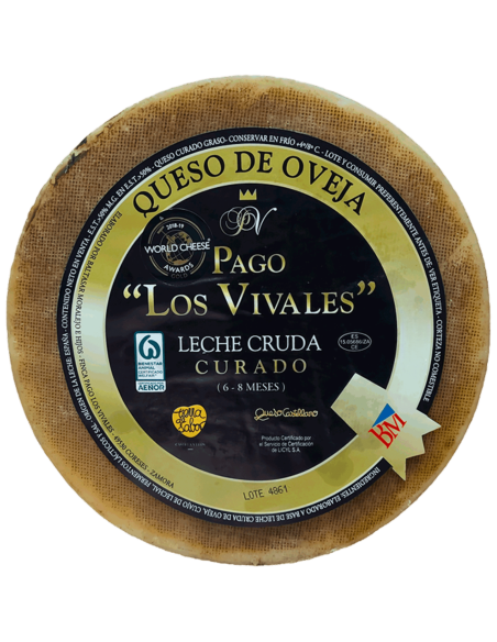 Queso de Oveja Curado Pago Los Vivales Queso de Oveja Curado Pago Los Vivales