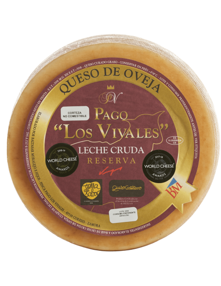 Queso de Oveja Reserva Etiqueta Roja/Burdeos Pago Los Vivales