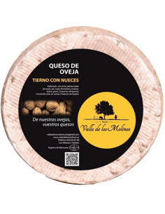 Queso de Oveja Tierno con Nueces Valle de los Molinos