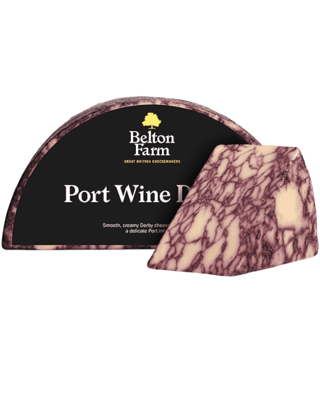 Queso Derby con vino de Oporto Belton Farm