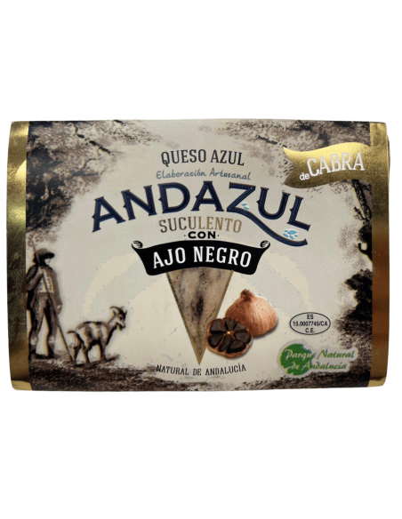 Queso azul con ajo negro Andazul cuña