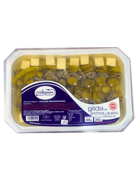 Gilda de anchoa y queso Arlequín Gilda de anchoa y queso Arlequín