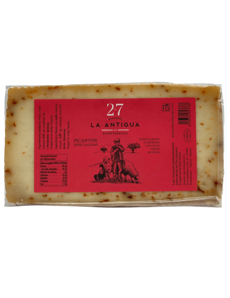 Queso de oveja curado picantón La Antigua de Fuentesaúco