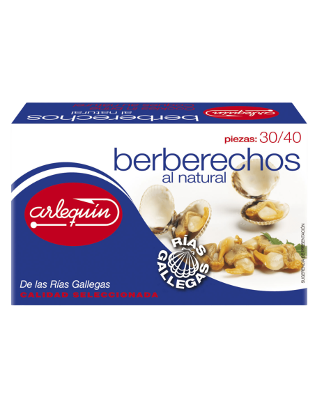 Berberechos al natural 30/40 Arlequin