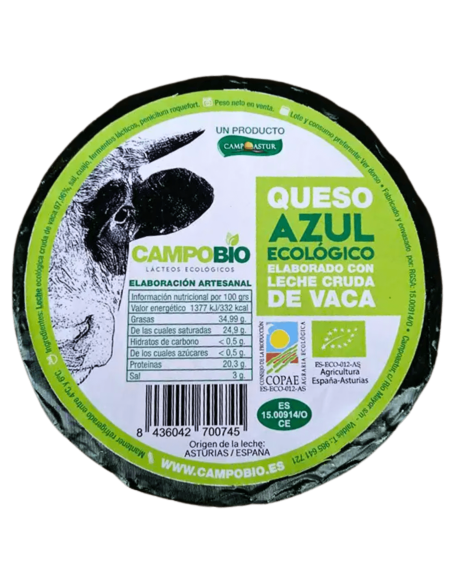 Queso azúl Ecológico Campobio