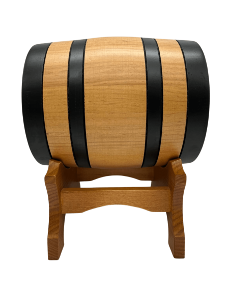 Barril con pie de madera para box 5L