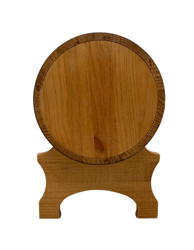 Barril con pie de madera para box 5L