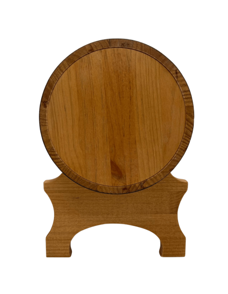 Barril con pie de madera para box 5L