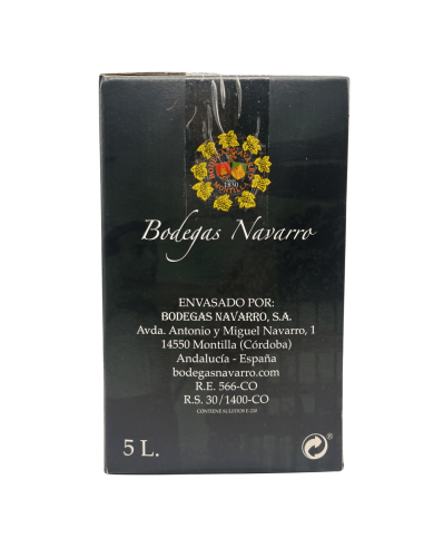 Box de Vino Fino Navarro  5L