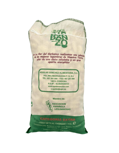 Saquito alubia judión La flor del Garbanzo