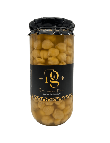 Tarro de Garbanzo Blanco Cocido La Flor del Garbanzo