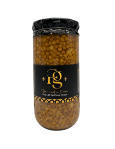 Tarro de Lenteja pardina cocida La flor del Garbanzo
