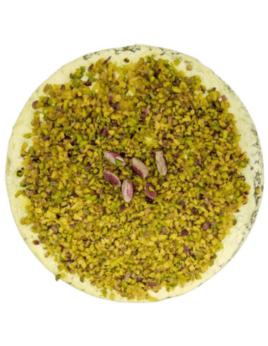 Queso afinado en licor y pistacho Oro Verde