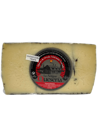 Queso de oveja artesano con trufa La Antigua Quesería