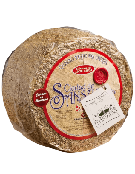 Queso de oveja curado en romero Sansueña