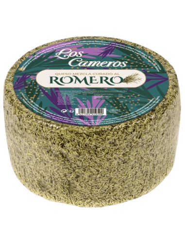 Queso mezcla curado al romero Los Cameros