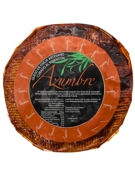 Queso de oveja curado al pimentón Azumbre