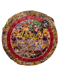 Queso de oveja curado al vino con flores Azumbre